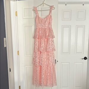 Lulu's Blush Pink Spaghetti Strap Dress